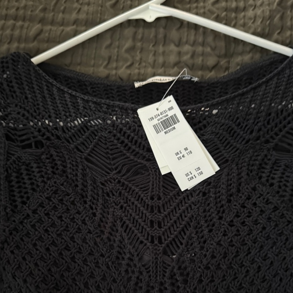 Abercrombie Black Knit Mini Dress